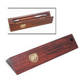 Rosewood Triangular Single Pen Box